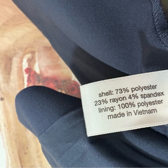 NEW Lane Bryant Dark Blue Perfect Drape Belted Blazer - Picture 9 of 10